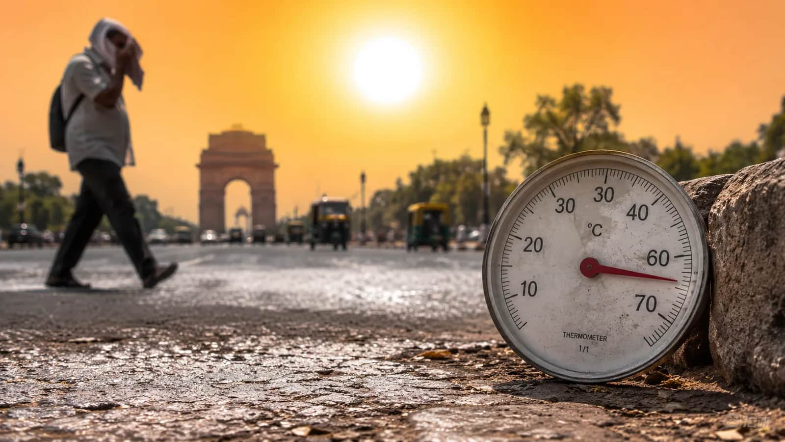 Delhi Heatwave: 60°C Surface Temperatures