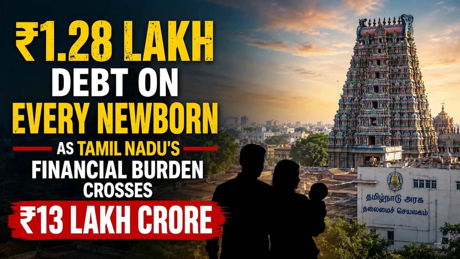 Tamil Nadu Debt Doubles in Five Years