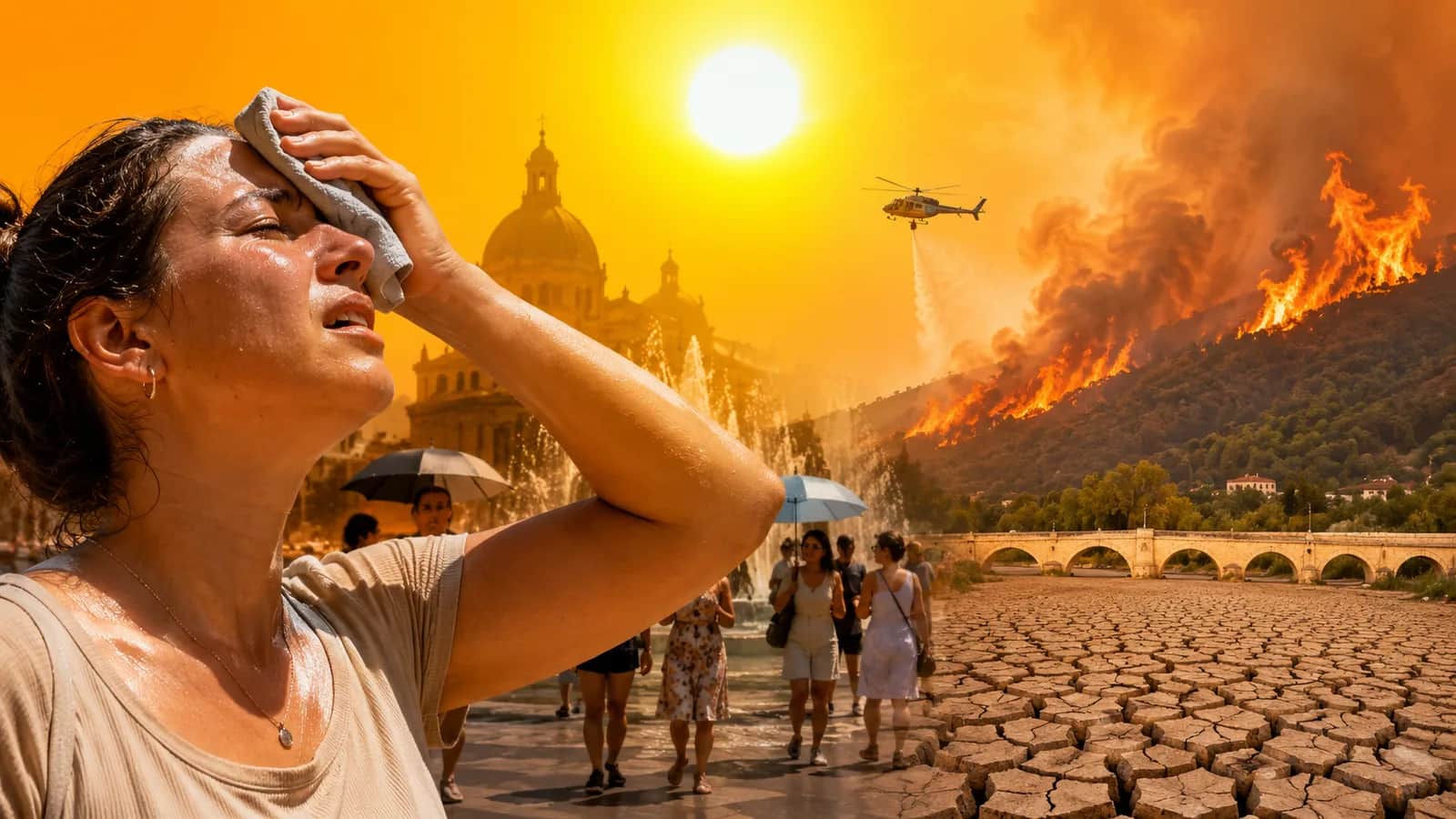 Record breaking heatwave in Europe