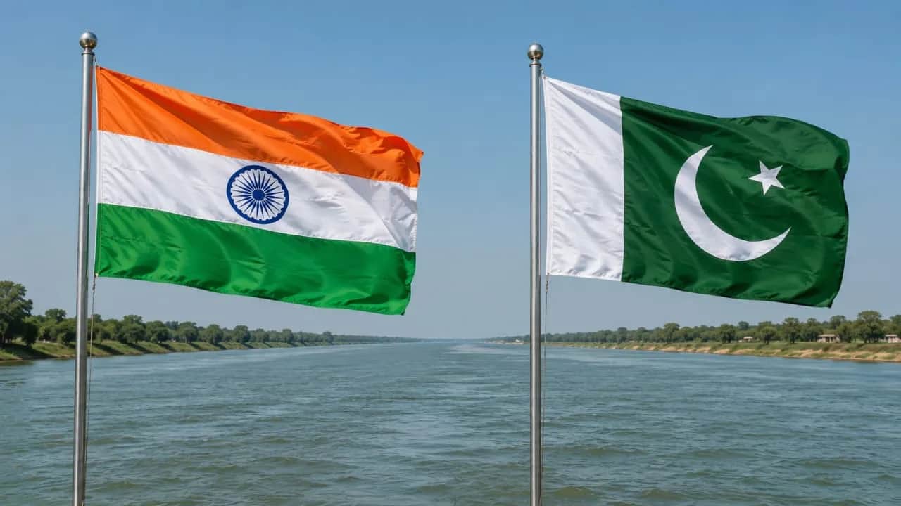 NDIA PAKISTAN FLAG