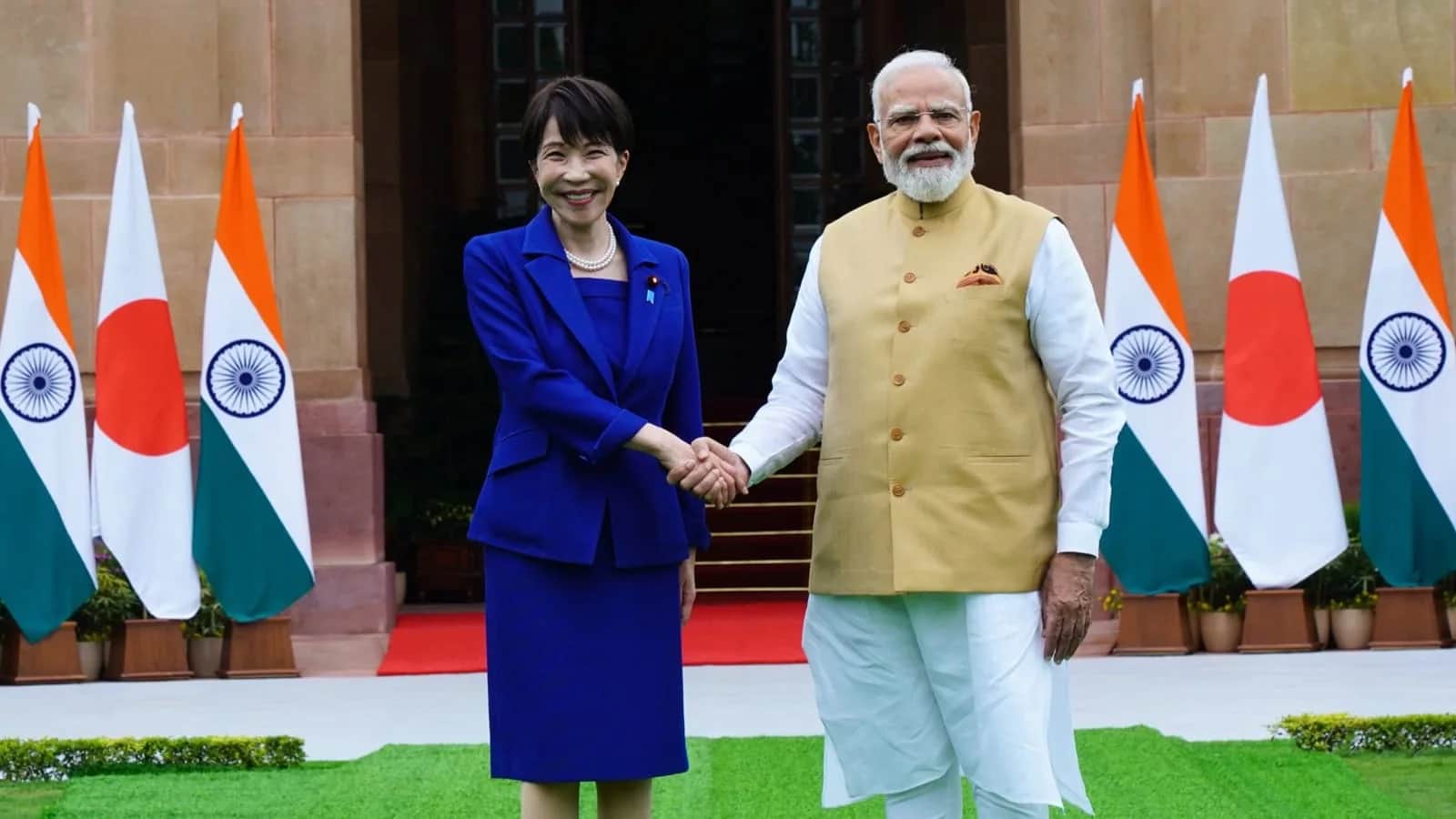 Prime Minister Narendra Modi and Japanese Prime Minister Sanae Takaichi