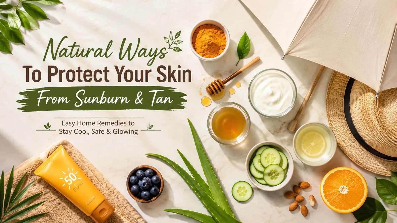 Natural ways to protect your skin