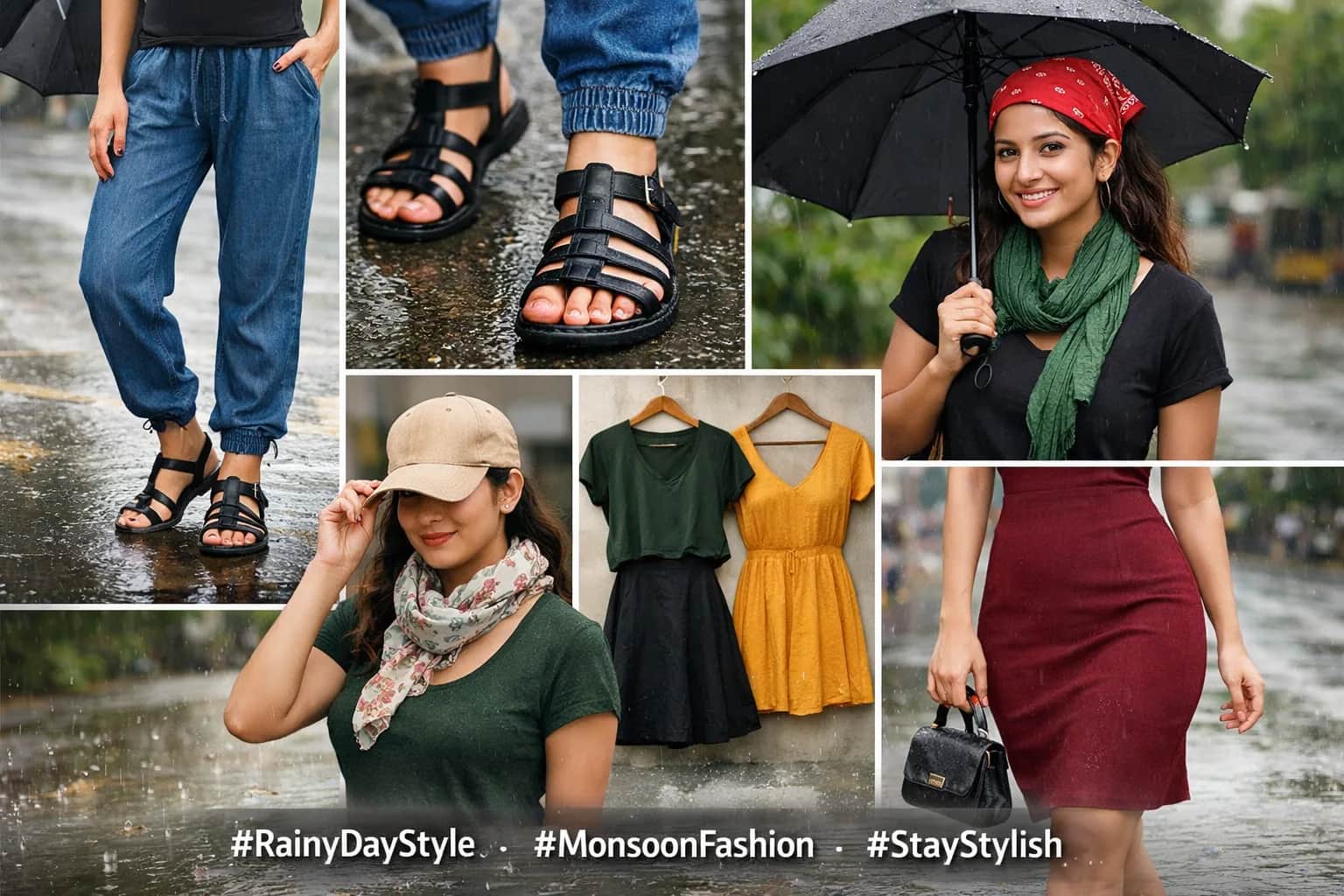 Rain Can't Ruin Your Style!