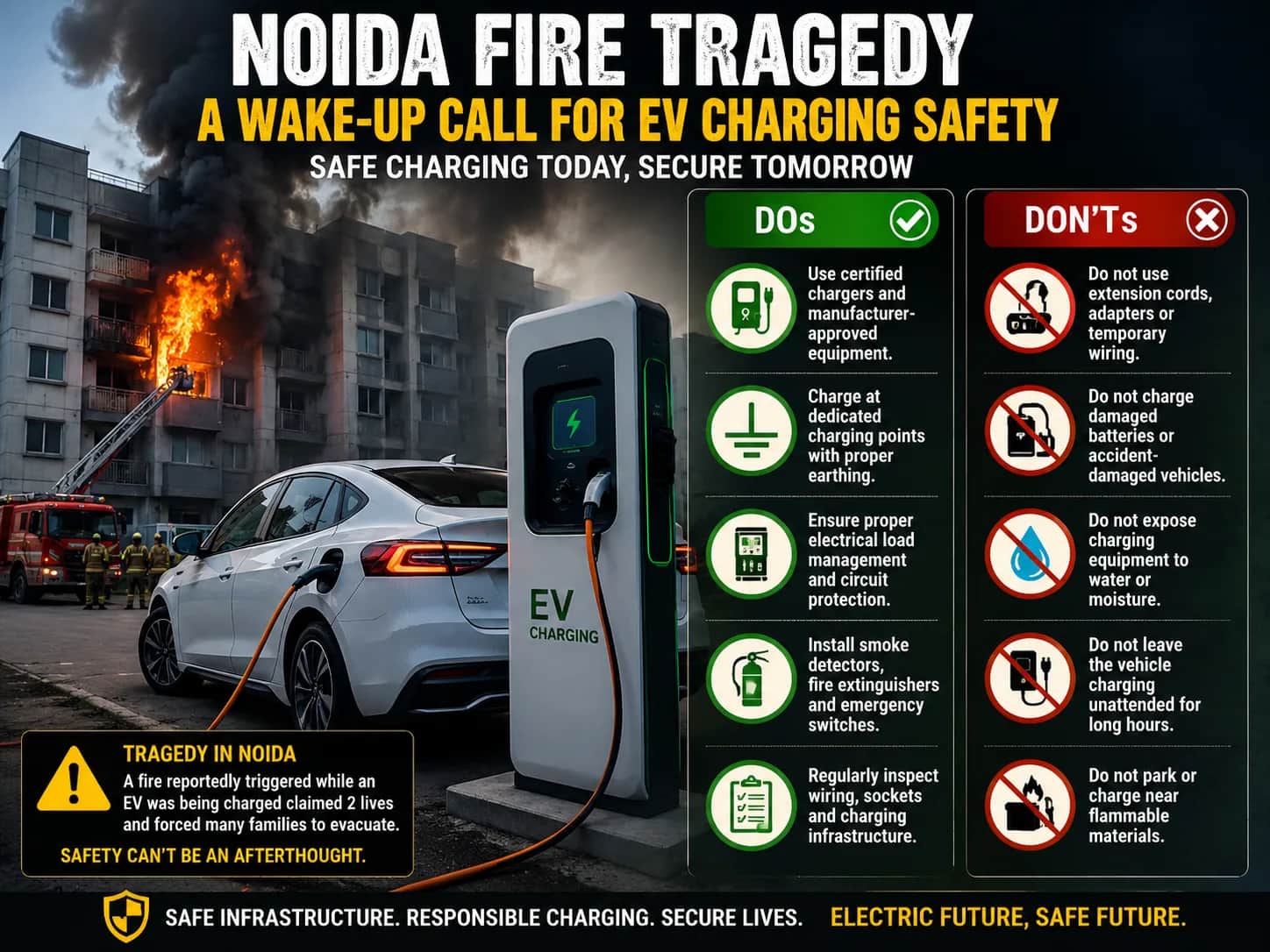EV Charging Safety: Lessons from the Noida Fire