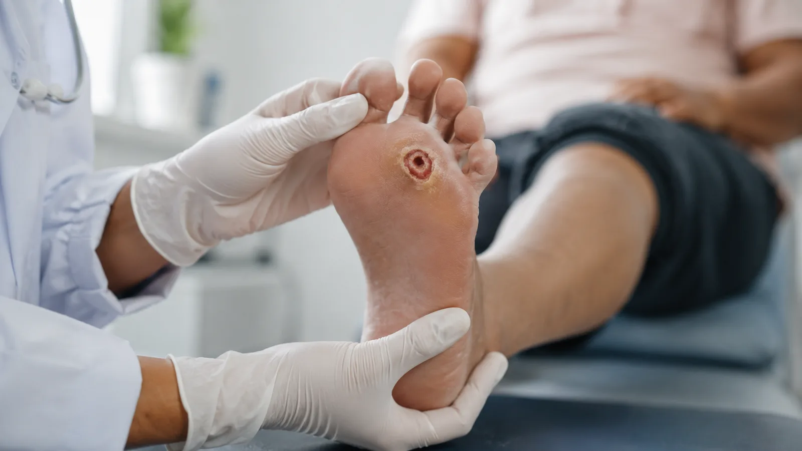 Doctor Examining Foot