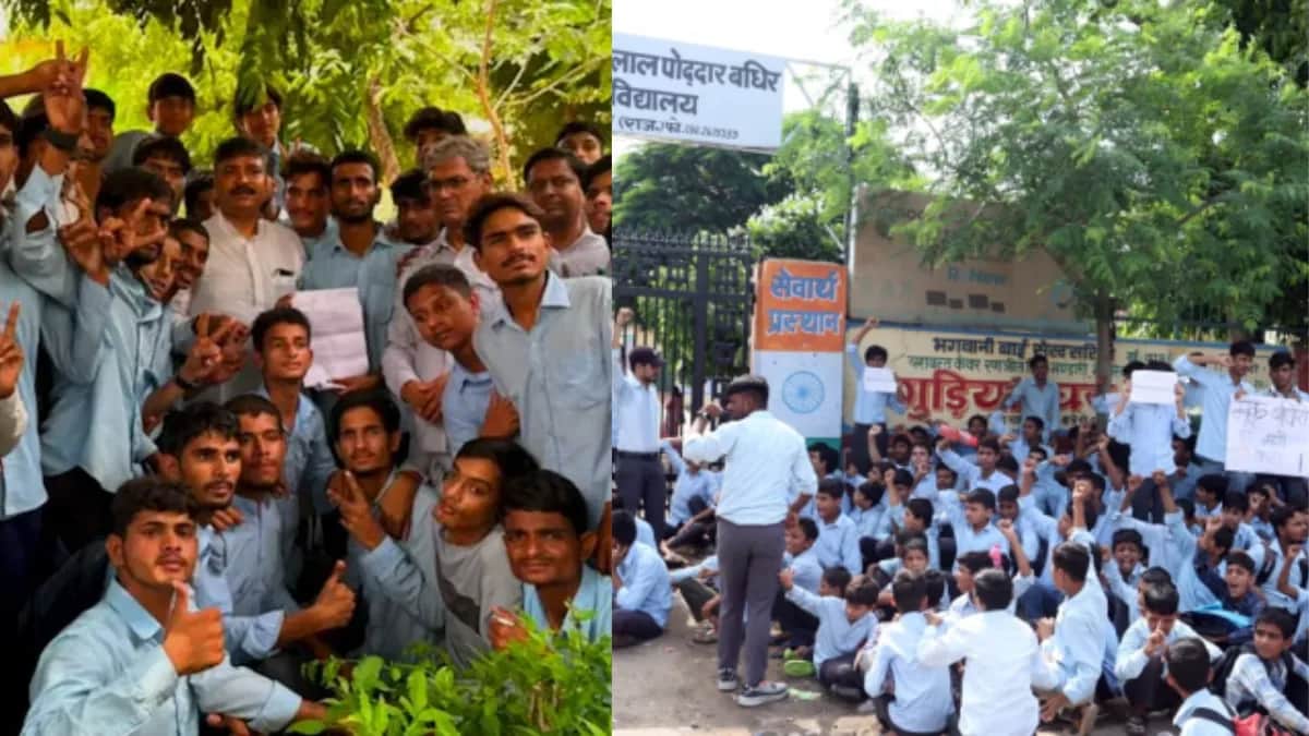 Jaipur Deaf School Students Stage Protest