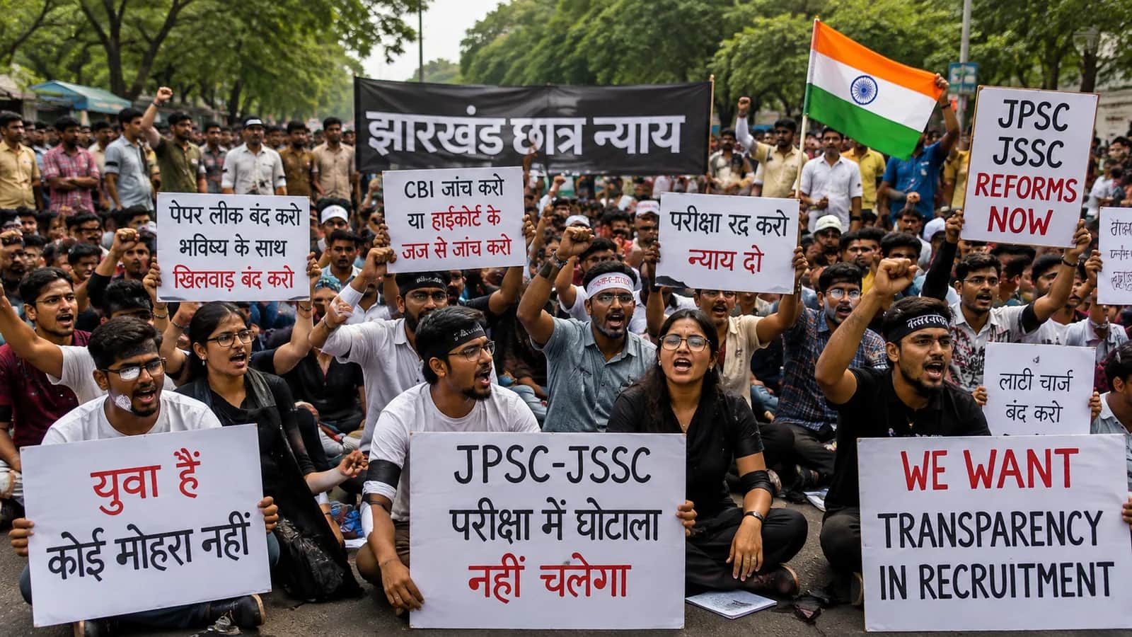 Jharkhand Student Protest