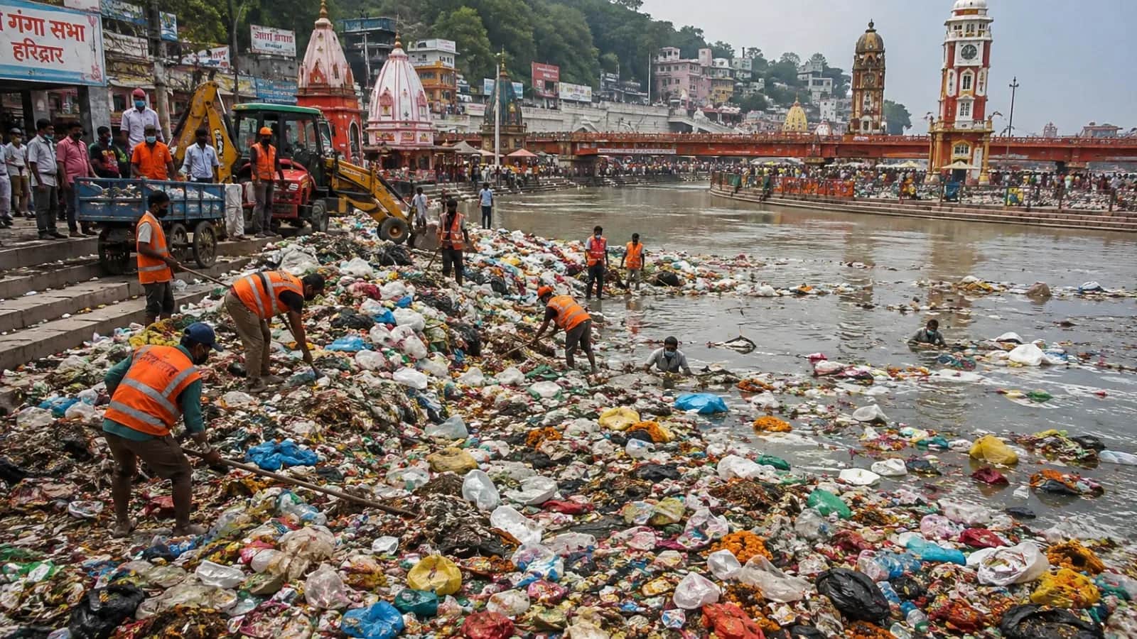 Ganga Ghat Cleanup