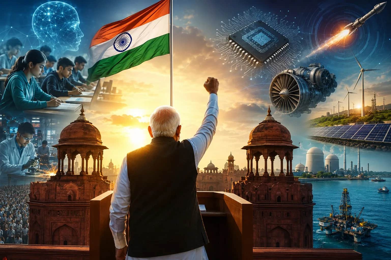 PM Modi at Red Fort