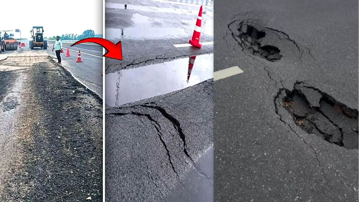 Rain damages Lucknow-Kanpur Motorway