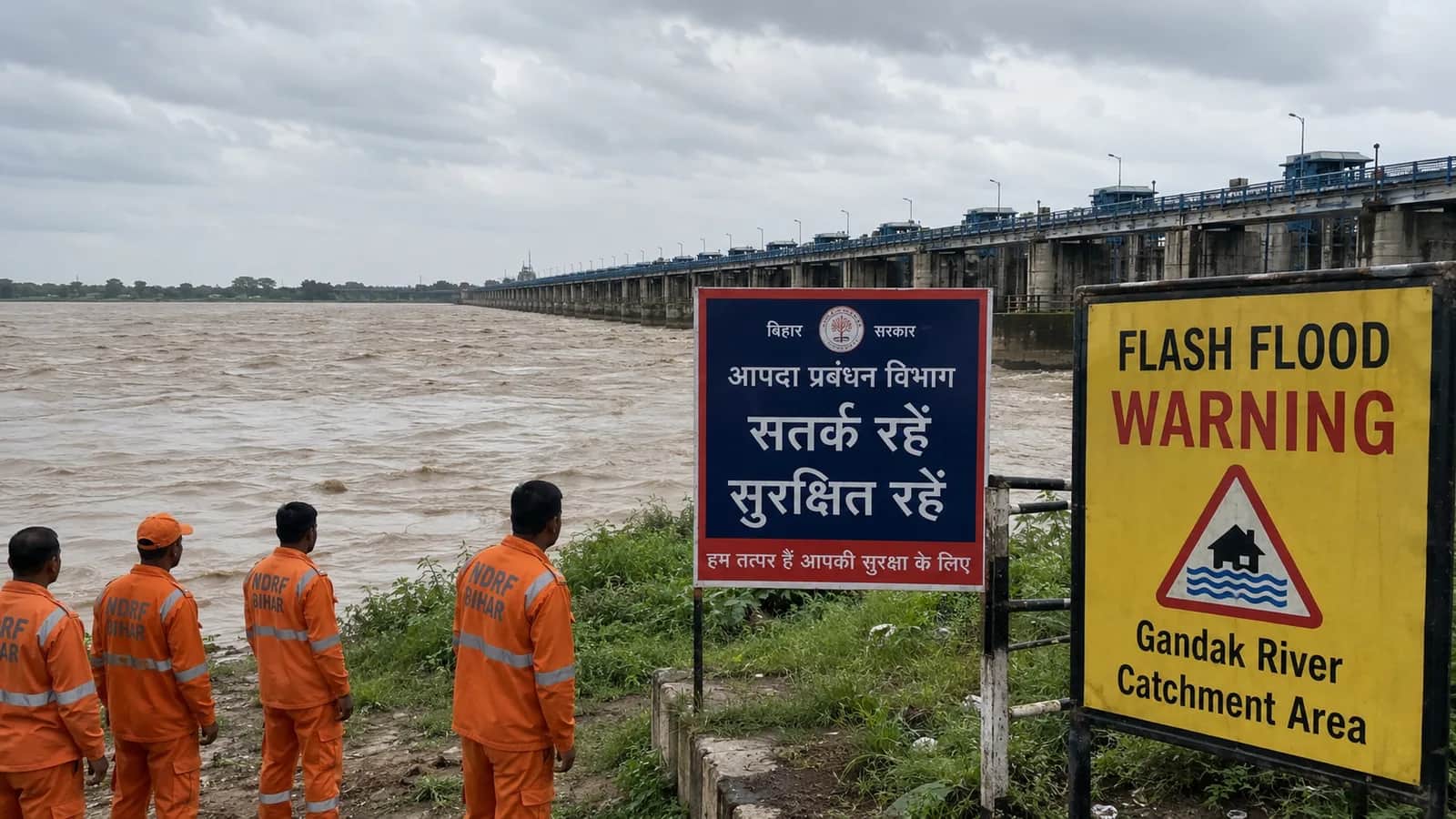 Gandak flood warning