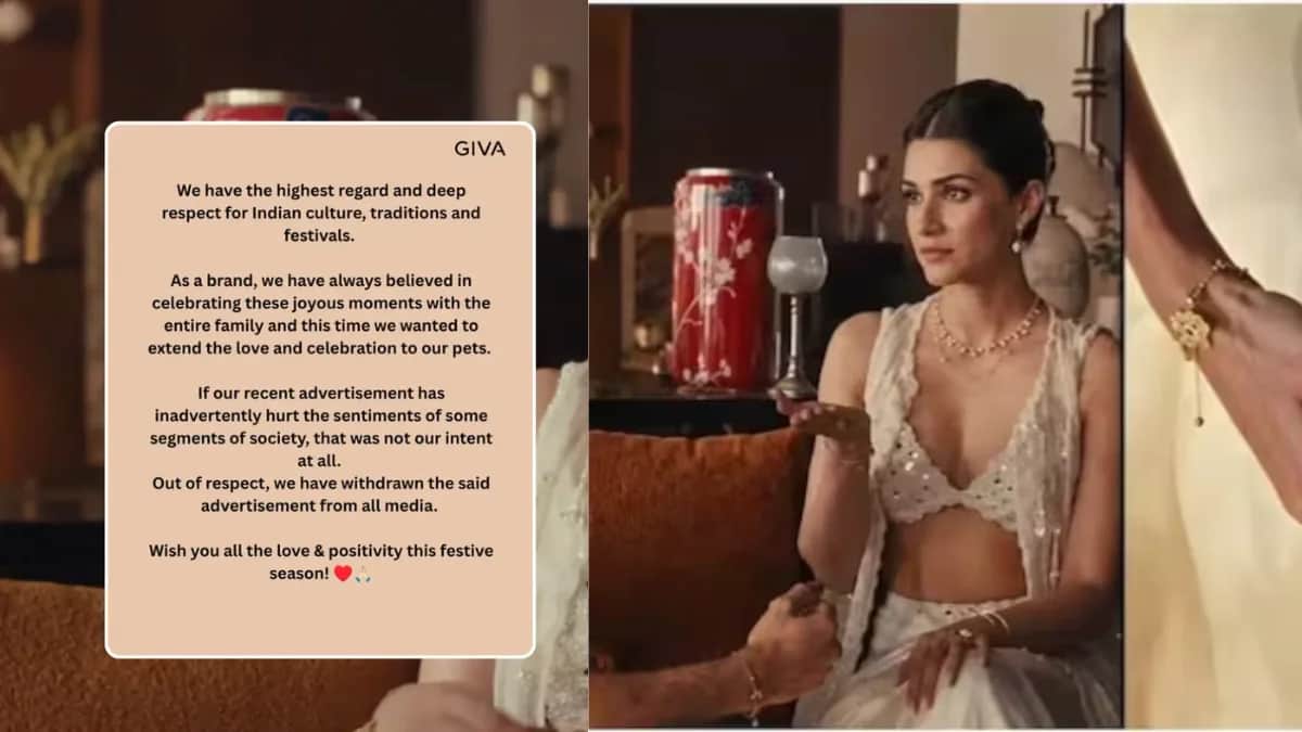 GIVA removed the Kriti Sanon-starring advertisement