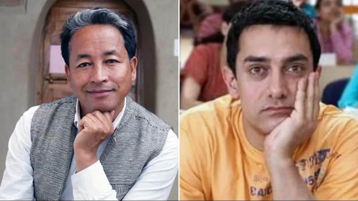आमिर खान और सोनम वांगचुक