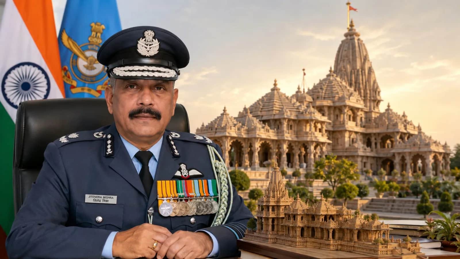 एयर मार्शल मंदिर ट्रस्ट सीईओ बने
