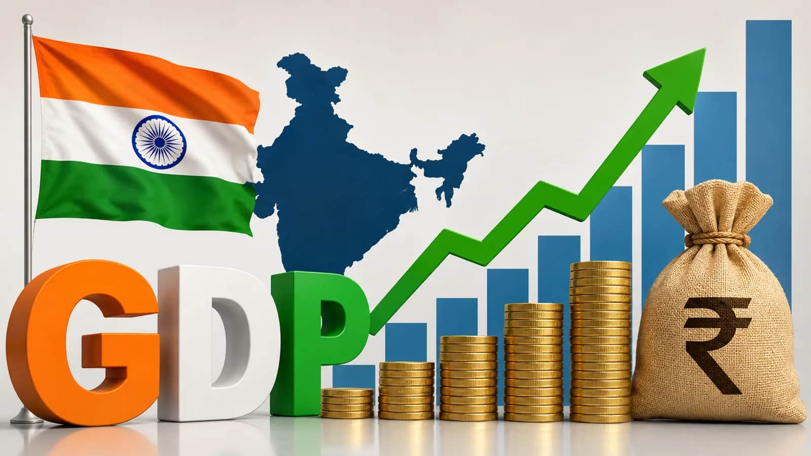 GDP Growth पर उठे सवालों के बीच सरकार की सफाई, 7.8% बनाम 2.6% की बहस में क्या है पूरा मामला?