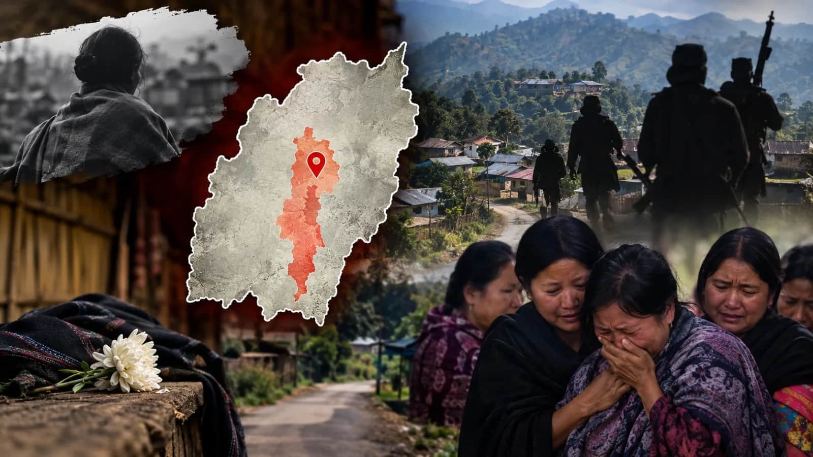 कुकी बस्तियां निशाने पर