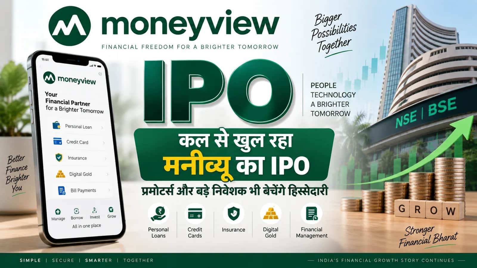 कल खुलेगा मनीव्यू का IPO, प्रमोटर्स और बड़े निवेशक बेचेंगे हिस्सेदारी